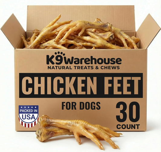K9warehouse-Chicken-Feet-for-Dogs---30-Count,-Dehydrated-Chicken-Dog-1-1667