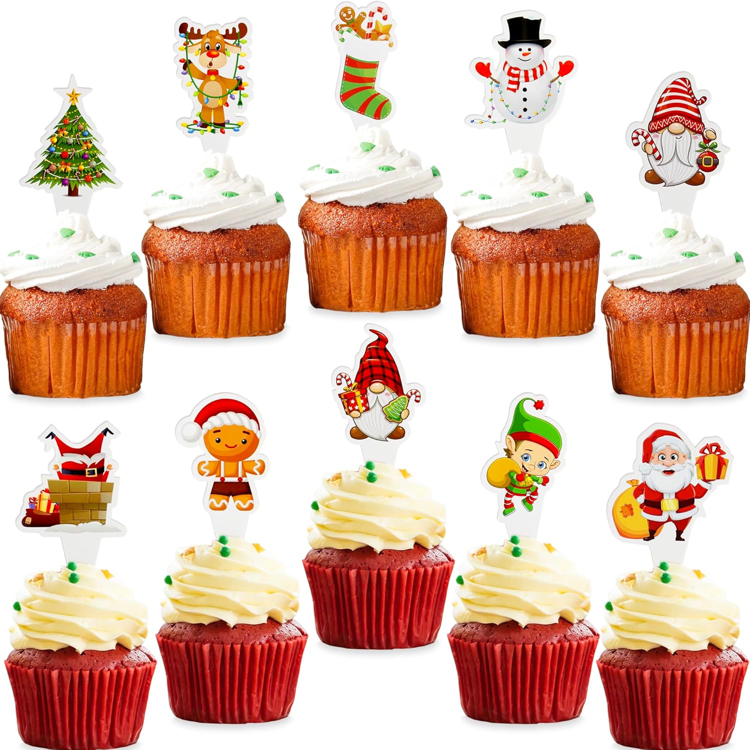 Christmas-Cupcake-Toppers-|-30-Pcs-Holiday-173