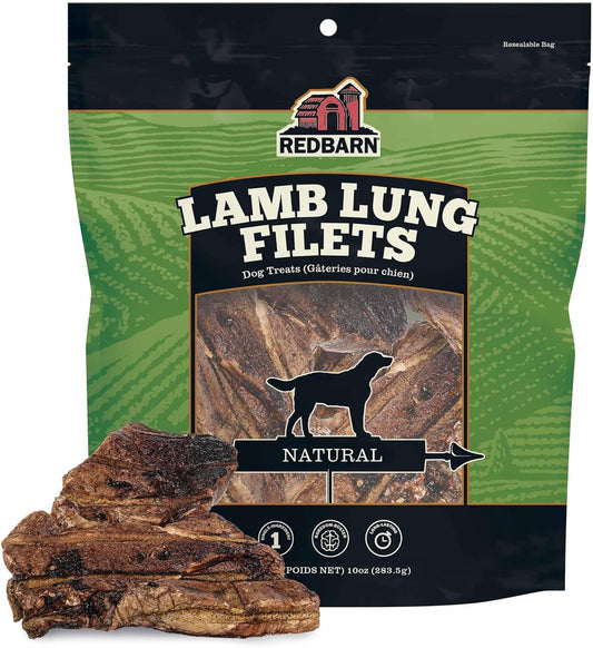 Redbarn-Lamb-Lung-Filets---Oven-Roasted-Jerky-Style-Dog-Treats,-Flavorful,-&-1378