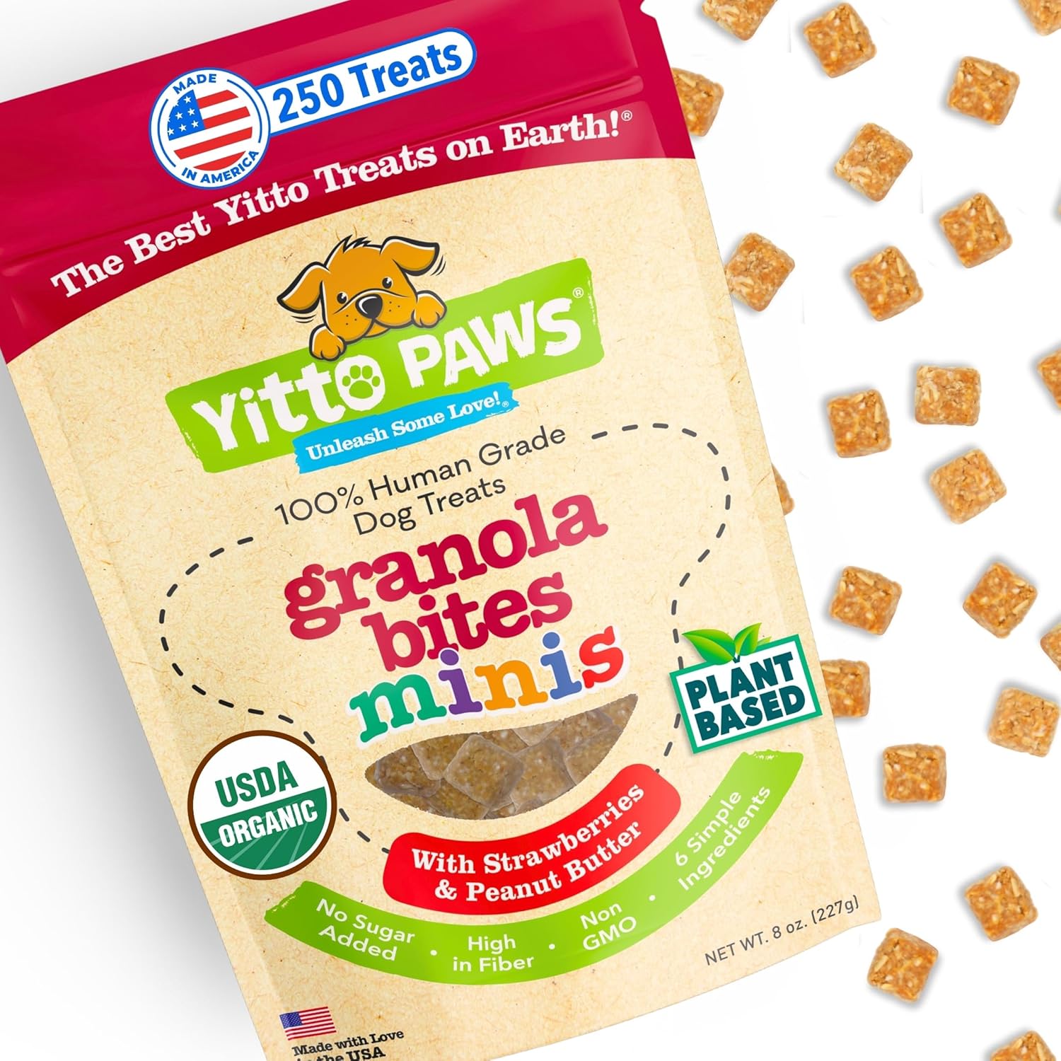Mini-Organic-Dog-Training-Treats-–-Crunchy,-Low-Calorie-Dog-Biscuits-Strawberry-1521