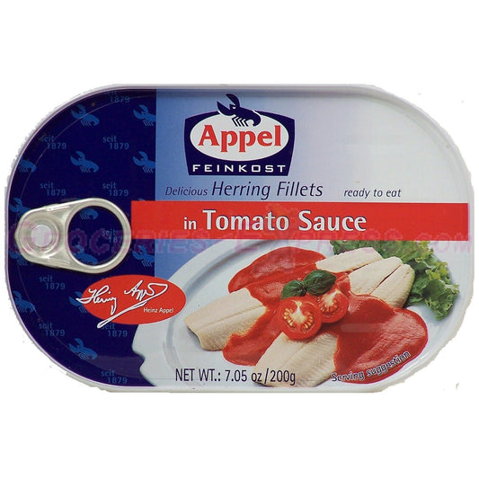 Appel-Herring-in-Tomato-Sauce-7-Oz-Tin-(Pack-of-5)-----496