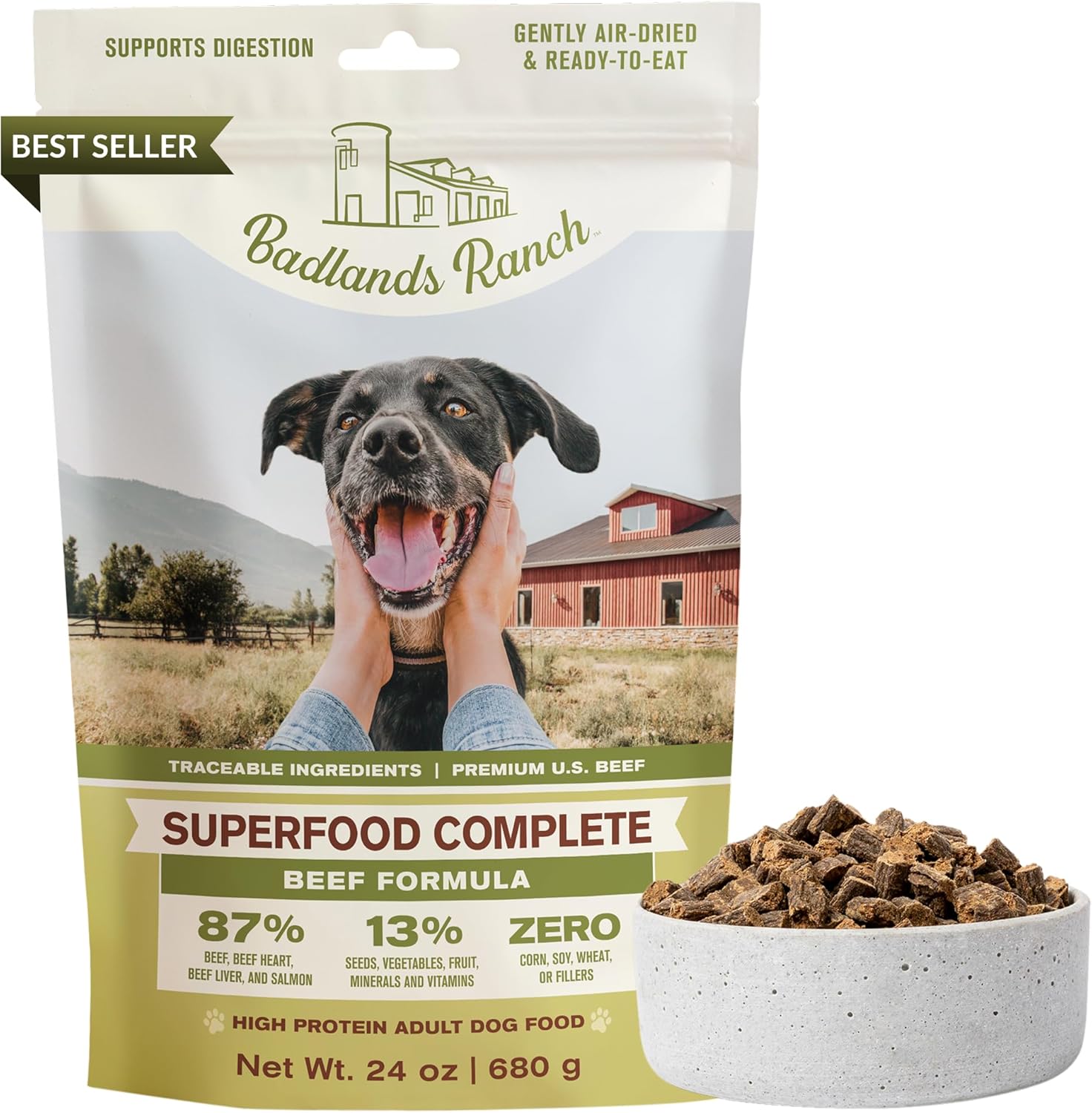 Superfood-Complete,-Alimento-para-perros-adultos,-secado-al-aire,-2913
