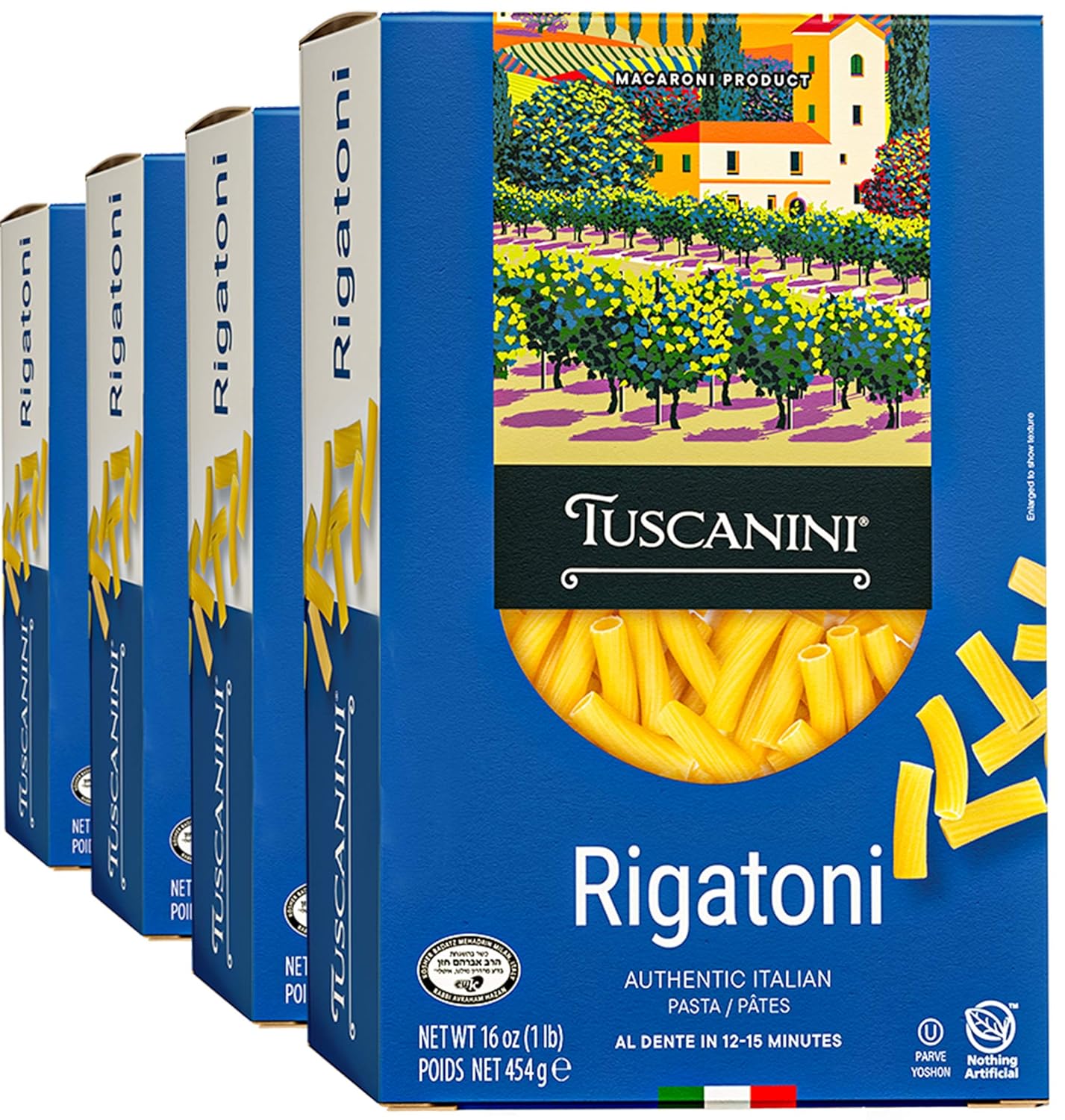 Tuscanini-Authentic-Italian-Rigatoni-Pasta-16oz-(4-Pack)-Made-Premium-303