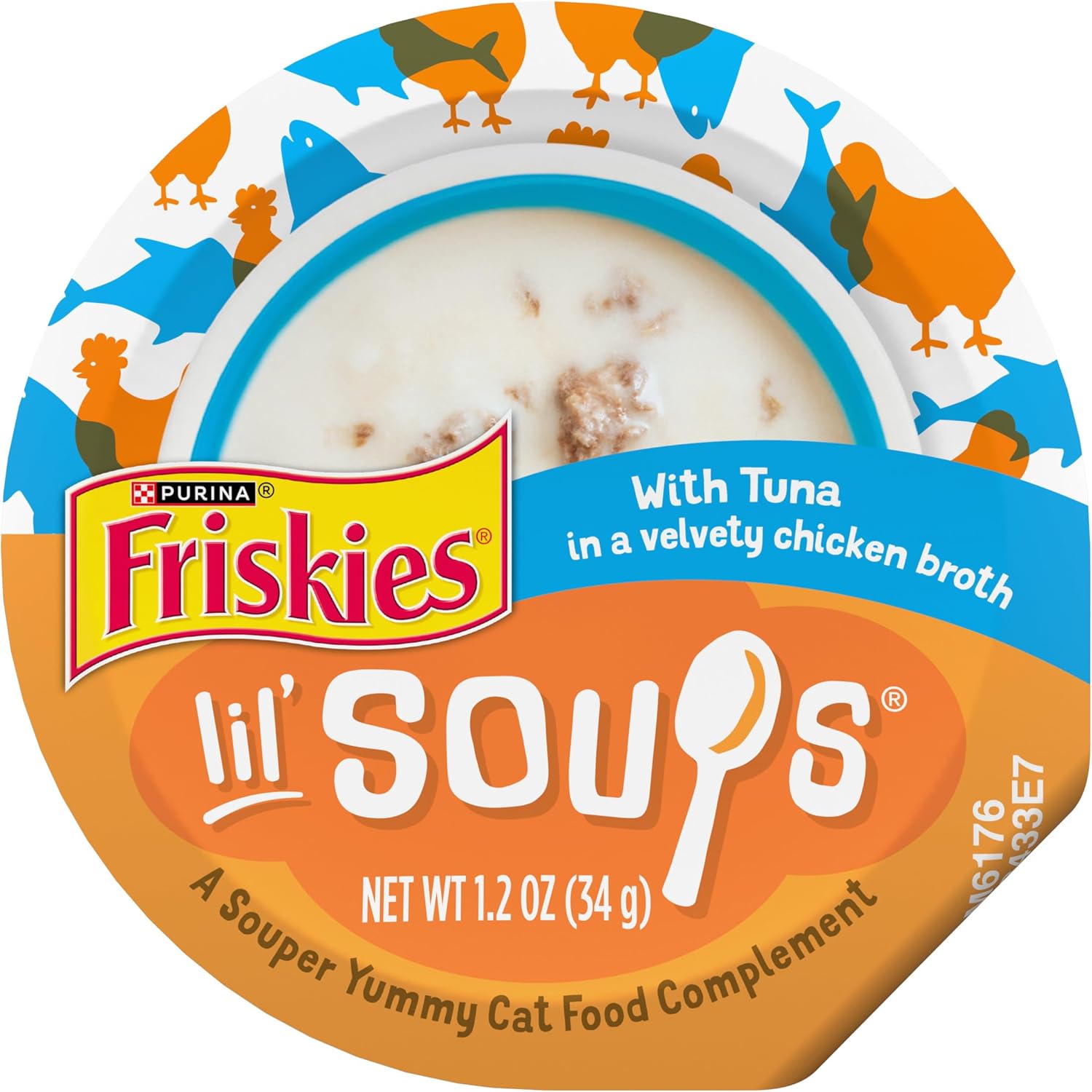 Purina-Friskies-Natural,-Grain-Free-Lickable-Cat-Treats-Lil’-Soups-With-in-Broth-(Pack1892