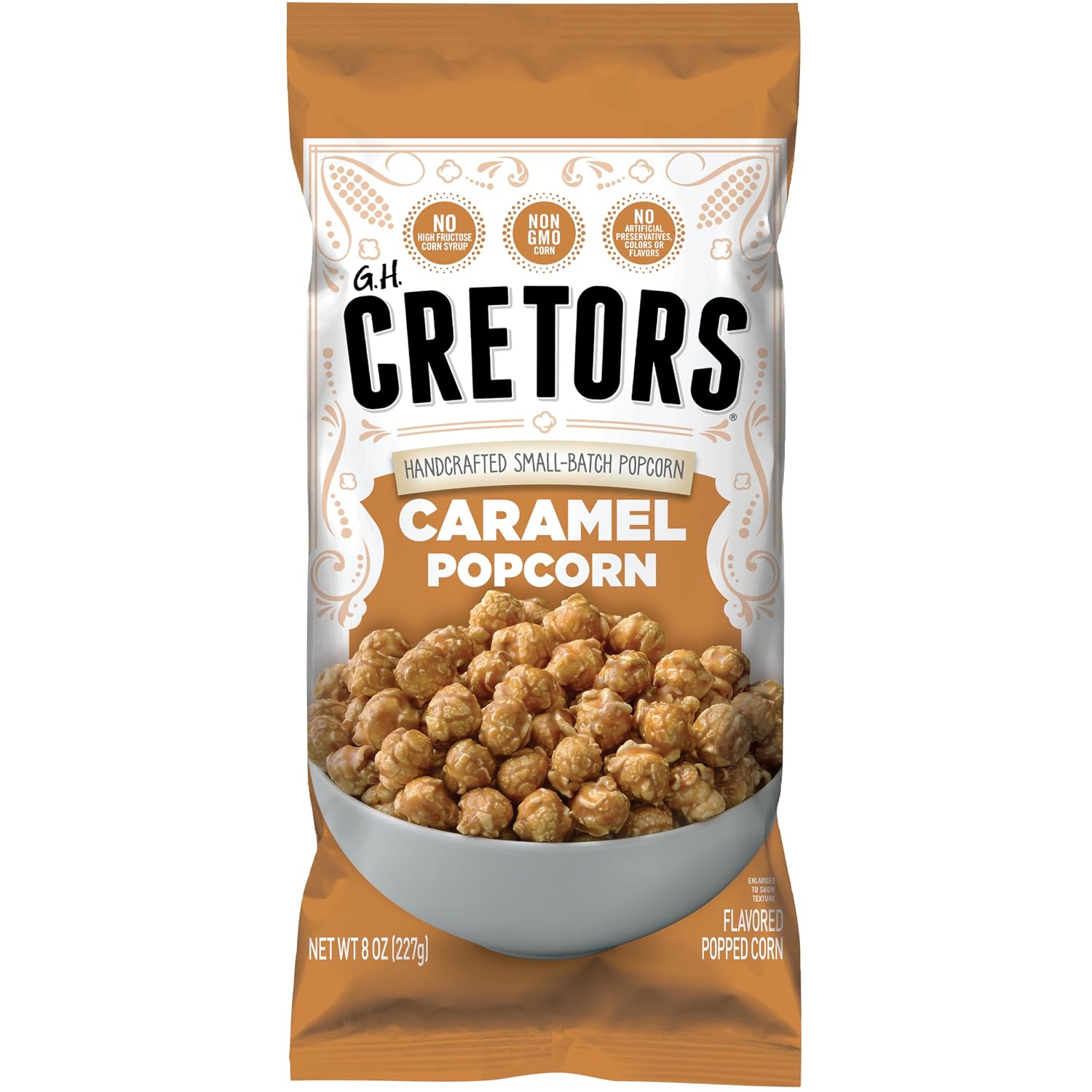 G.H.-Cretors’-Caramel-Corn-–-Irresistible-Gourmet-Caramel-Popcorn-Snacks-in--Individual-Bags,-8-(Pack-1351