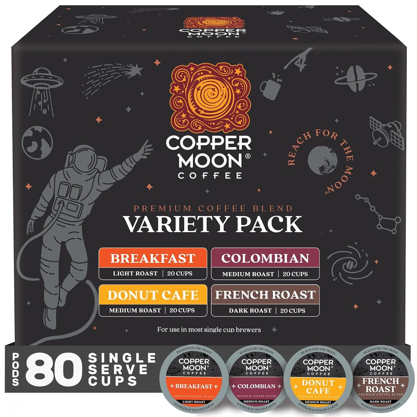Copper-Moon-Single-Serve-Coffee-Pods-For-Keurig-K-Cup-Brewers,-Light-Medium-&-3013