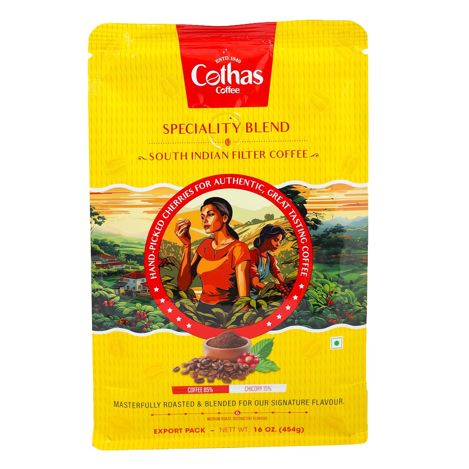 Cothas-Traditional-South-Indian-Speciality-Blend-Filter-Coffe-Powder---Pack-of-1,-461