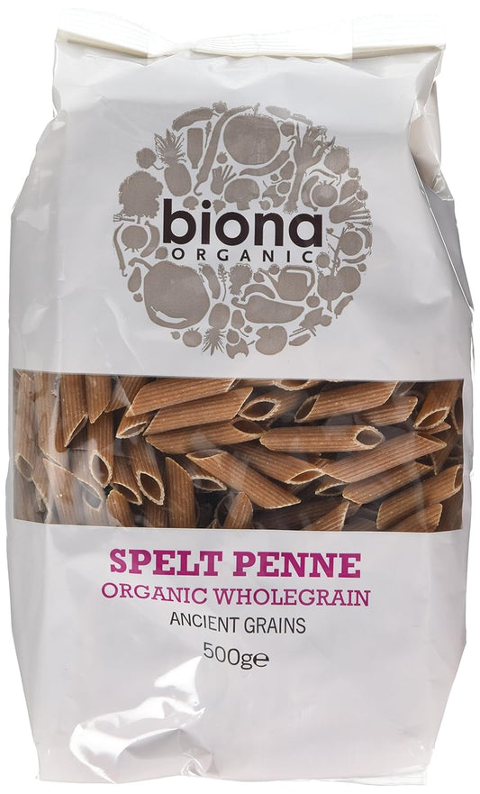 Biona-Organic-Spelt-Penne-(500g)-------1148