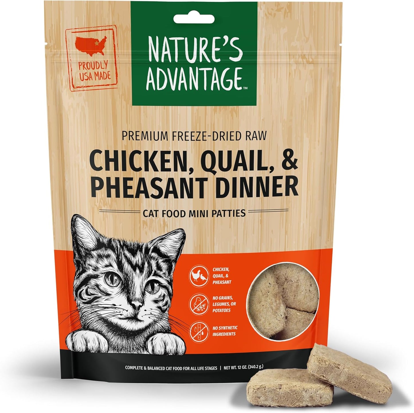 Freeze-Dried-Raw-Chicken,-Quail,-&-Pheasant-Cat-Food-338