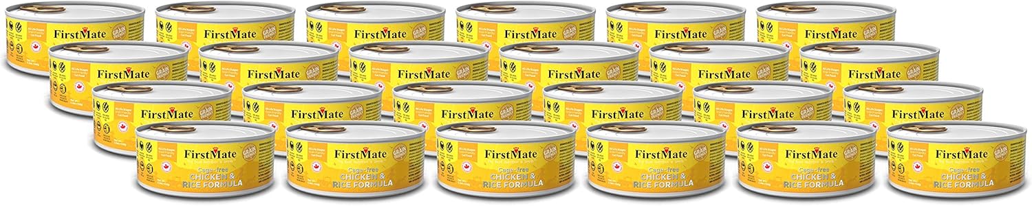 FirstMate-24-Cans-of-Cage-Free-Chicken-and-Rice-Grain-Friendly-Cat-Food,-Ounces-with-Corn,67
