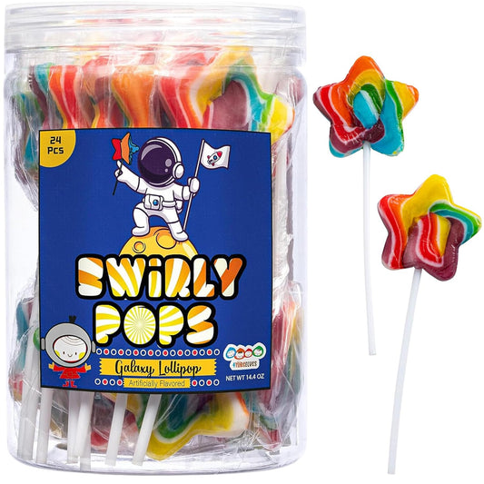 24-Galaxy-Star-Rainbow-Lollipops-Individually-Wrapped,-Bursting-2646