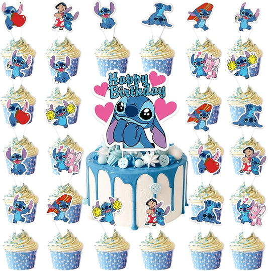 25PCS-Blue-Cartoon-Cake-Toppers-Cupcake-Toppers-2814