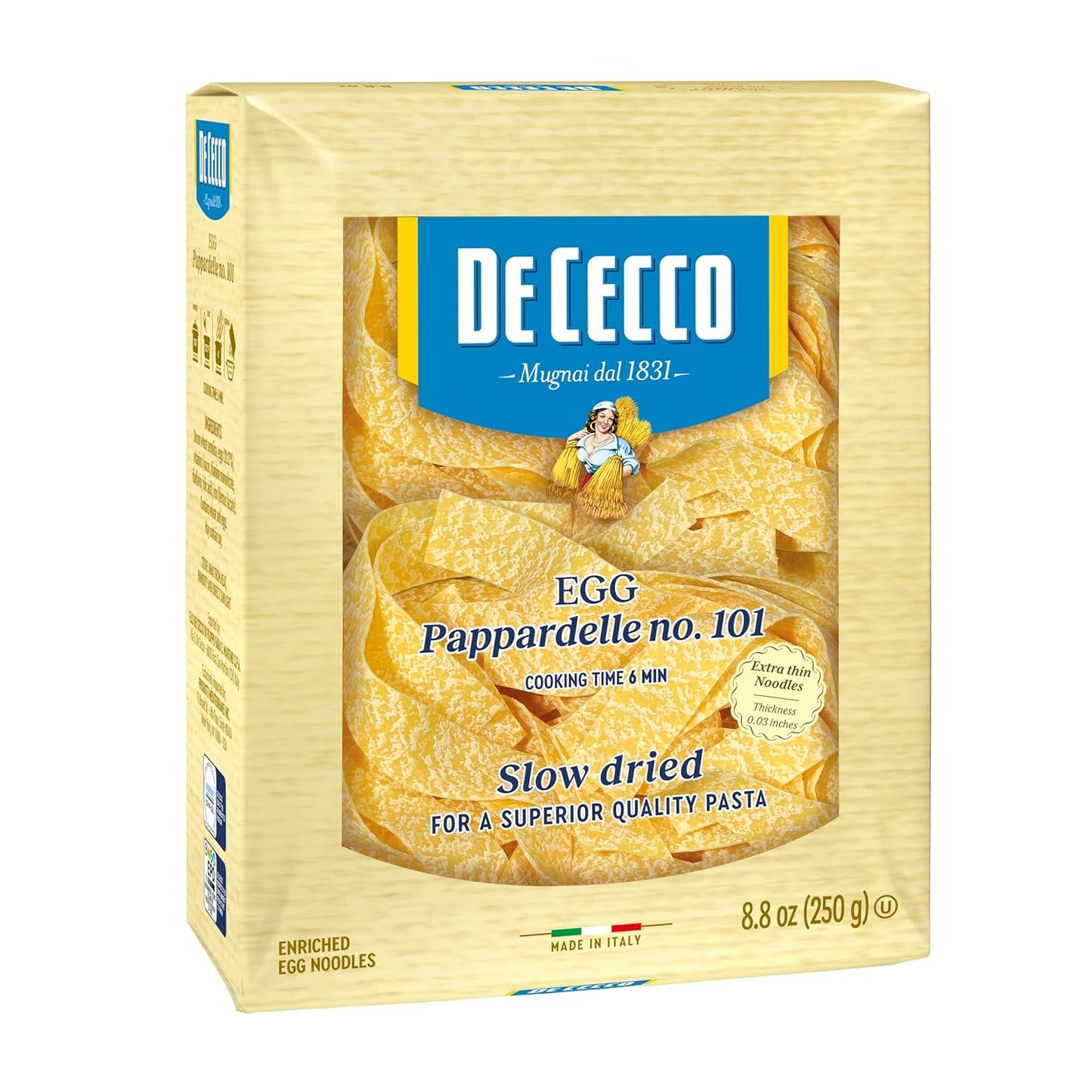 De-Cecco-Egg-Pappardelle-No.-101-Pasta,-8.8-Oz,-Slow-1125