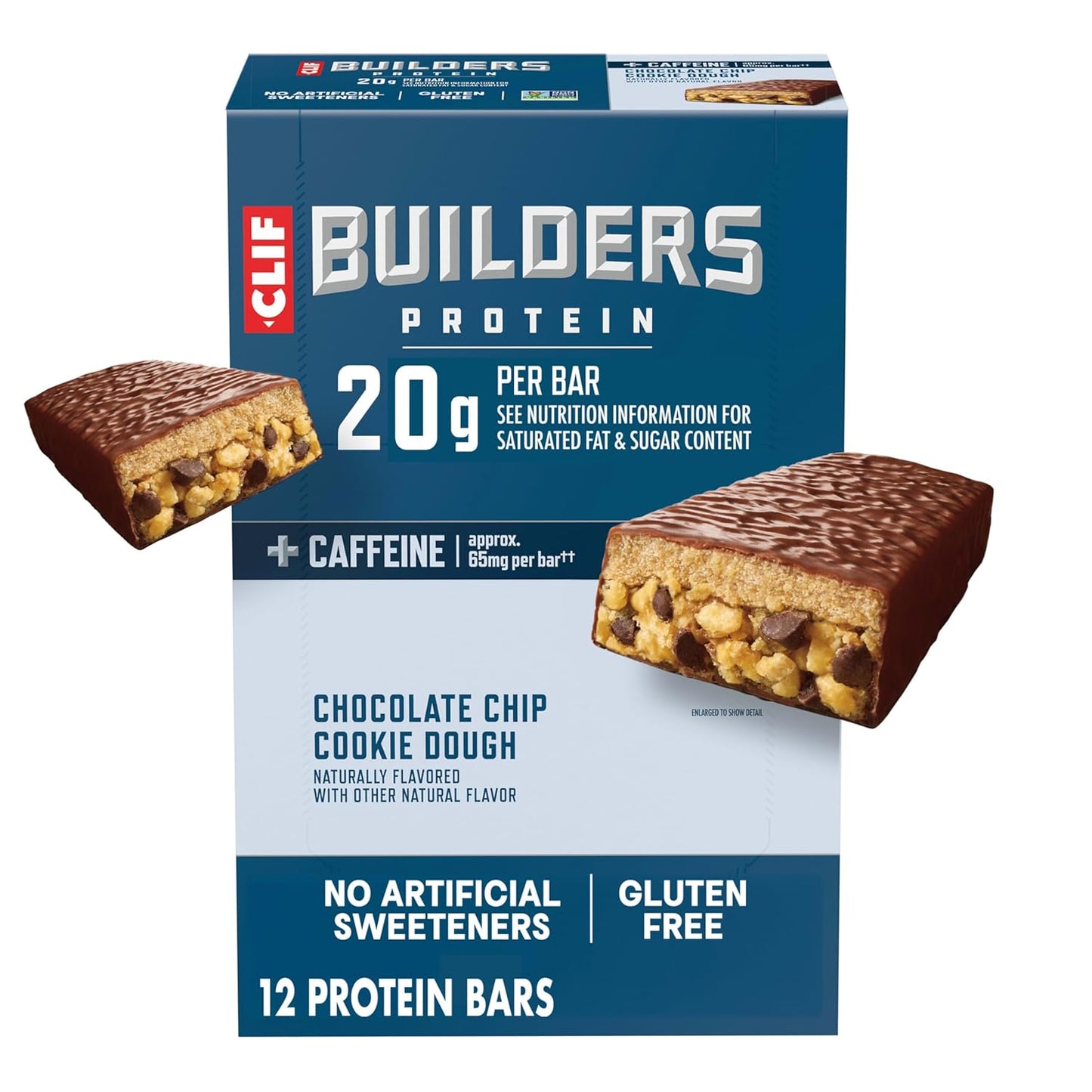 CLIF-BUILDERS-+-Caffeine-Protein-Bars,-Chocolate-Chip-Cookie-Dough,-12ct--|-20g-Plant-Protein,-1482