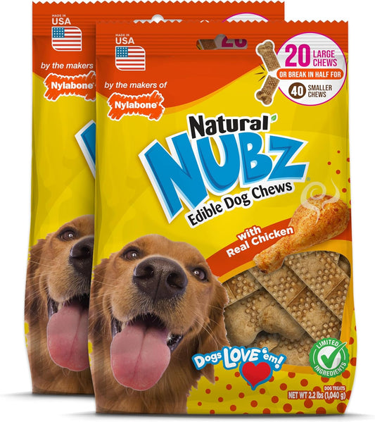Nylabone-Nubz-Natural-Dog-Chews,-Chicken-Flavor-Treats-for-Large-Dogs,-Lasting-2626