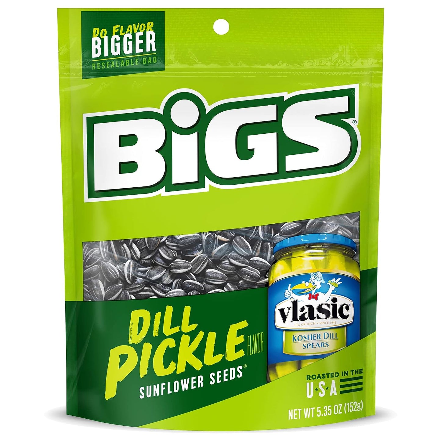 BIGS-Sunflower-Seeds,-Vlasic-Dill-Pickle-Flavor,-5.35-oz.-(Pack-of--12)----1371