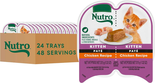 Nutro-Perfect-Portions-Wet-Kitten-Food-Pate-Chicken-Recipe,-Pate-Wet-Cat-Food,-602