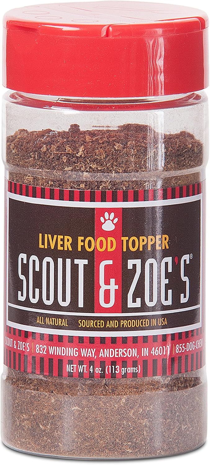 Scout-&-Zoe's-Beef-Liver-Powder---Natural-Dog-&-Cat-Food-Topper,-140