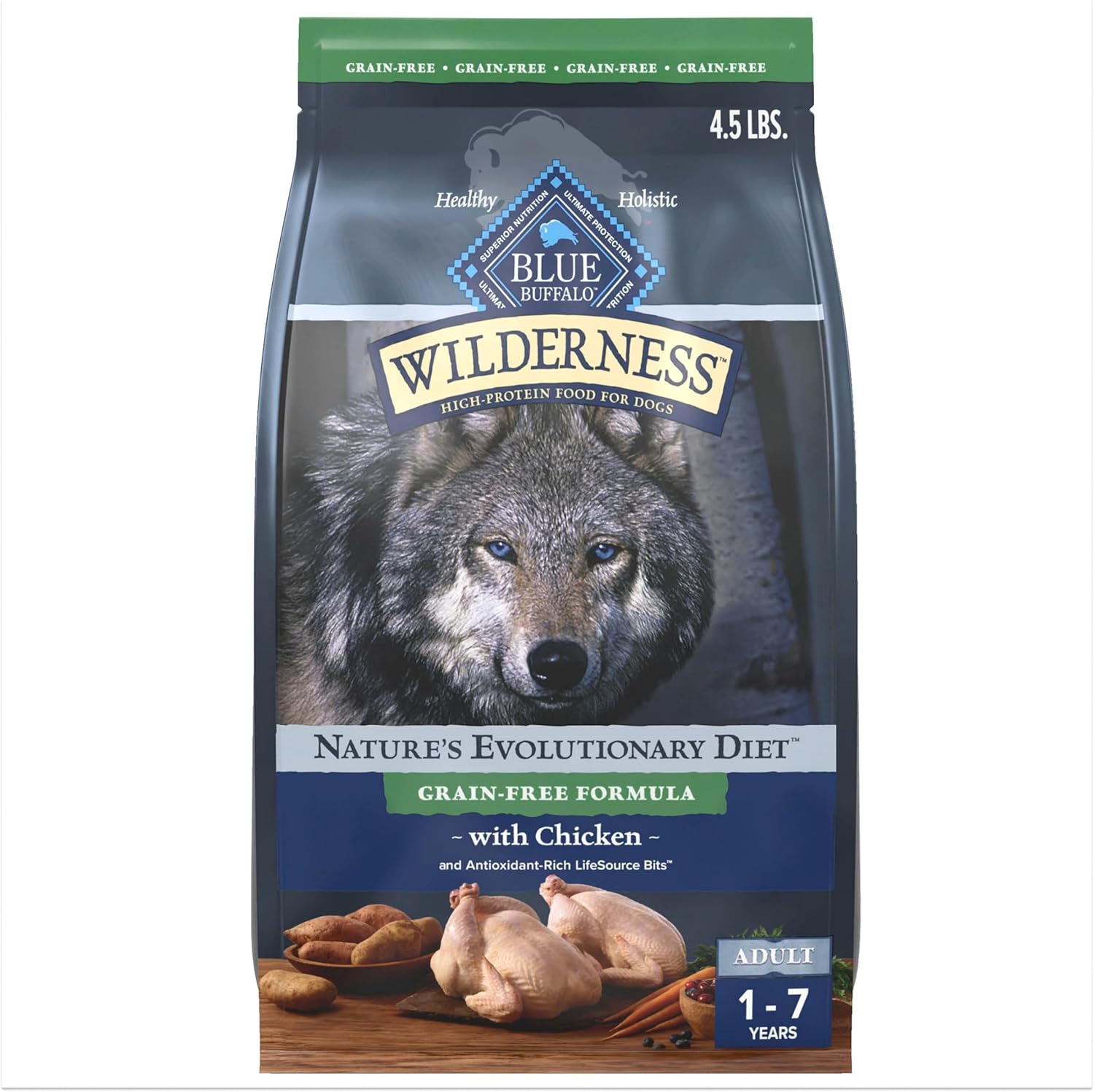 Blue-Buffalo-Wilderness-Adult-High-Protein-Dry-Dog-Food-with-Real-Chicken,-Grain-Free,-Made-1068