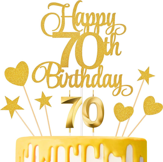 Lecferrarc-70th-Birthday-Cake-Decorations,-70th-Birthday-3580