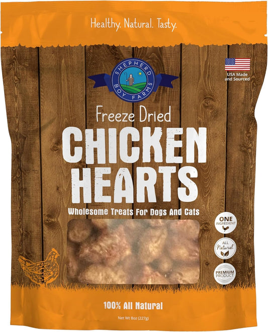 Shepherd-Boy-Farms-Freeze-Dried-Dog-and-Cat-Treats,-Chicken-Heart,-All-Natural-1901