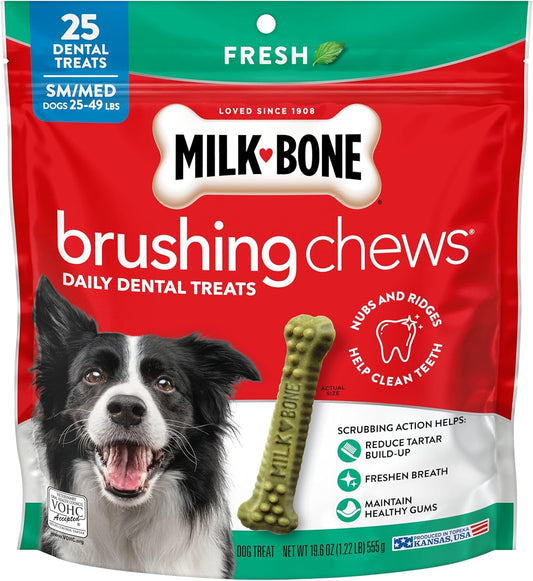 Milk-Bone-Brushing-Chews-Original-Chicken-Flavor-Daily-Dental-Dog-Treats,-Small/Medium,-Oz.-2834
