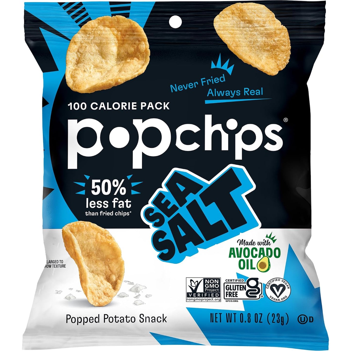 Popchips-Potato-Chips,-Sea-Salt-Flavor,-0.8oz-(Pack-of-24)-------182