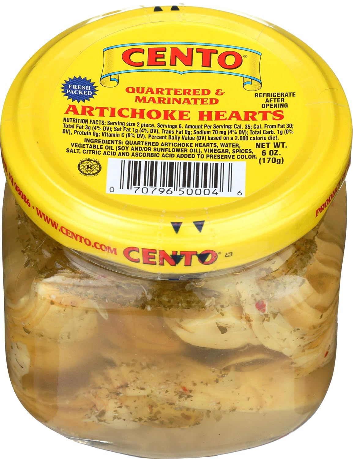 Cento-Foods-(Alanric)-Alcachofa,-marinada,-6-onzas-----93