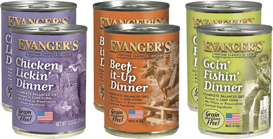 Evanger's-Heritage-Classics-for-Cats-Variety-Pack-–-2-Count-Each,-12.5-oz-238