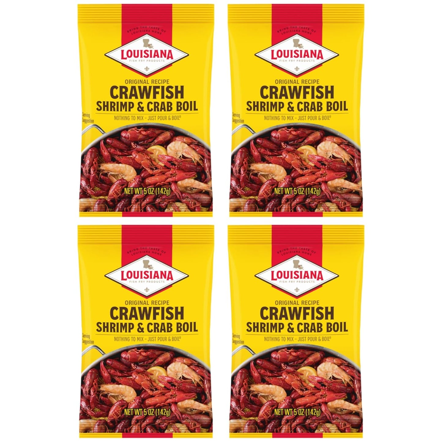 Louisiana-Boil-Crwfsh-Camarones-de-cangrejo,-5-onzas-(paquete-de---1401