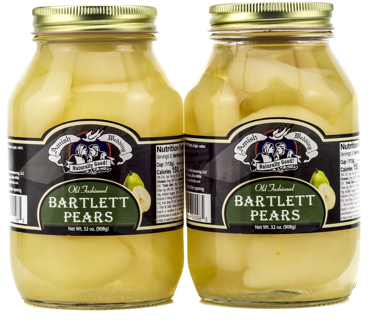 Amish-Wedding-Old-Fashioned-Bartlett-Pear-Halves,-32-oz.-Jars-(2-Jars)---89