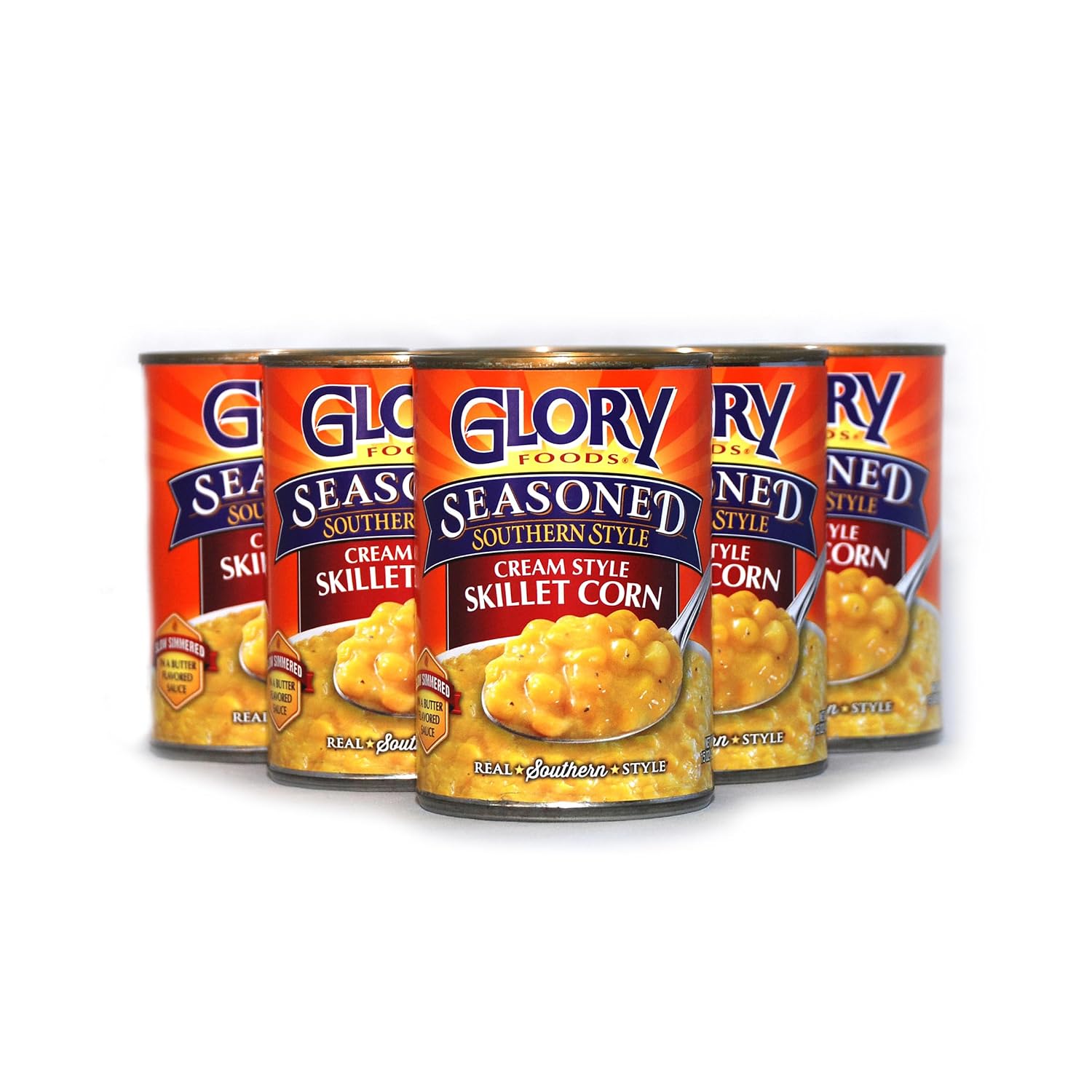 Glory-Seasoned-Southern-Style-Cream-Style-Skillet-Corn,-15-Ounce,-6-Pack---215
