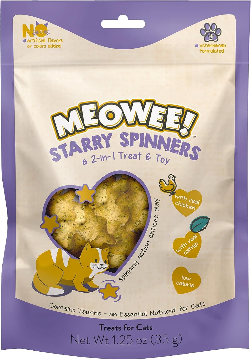 Starry-Spinners-Cat-Treat,-1.25-Ounce-Bag,-2-in-1-&-3