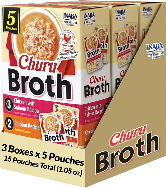 INABA-Churu-Broth-for-Cats,-Creamy-Purée-Side-Dish-Pouch,-1.05-oz-Pouches,-1255