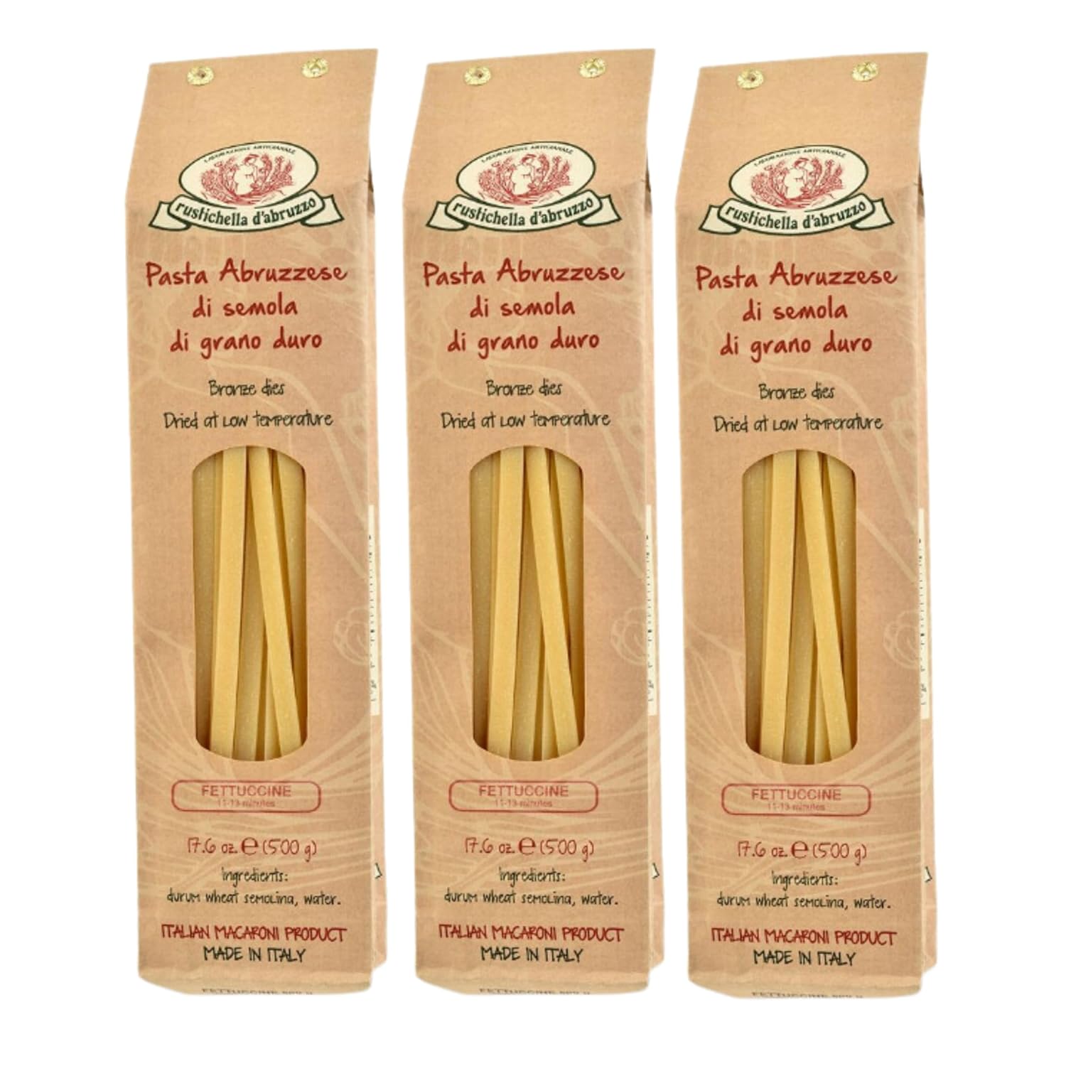 Rustichella-d'Abruzzo-Fettuccine-(Pack-of-3),-500g-Each-840