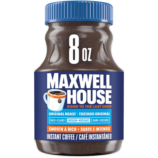 Maxwell-House-Original-Roast-Instant-Coffee,-8-oz-Jar---------3203