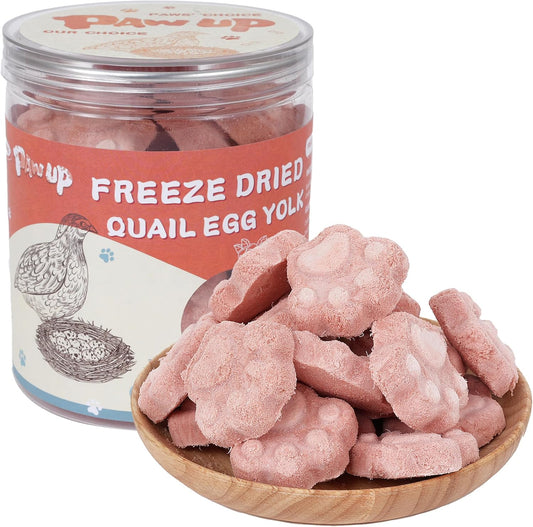 PAWUP-Freeze-Dried-Cat-&-Dog-Treats,-Natural-Quail-Egg-Yolk,-Rich-in-1731