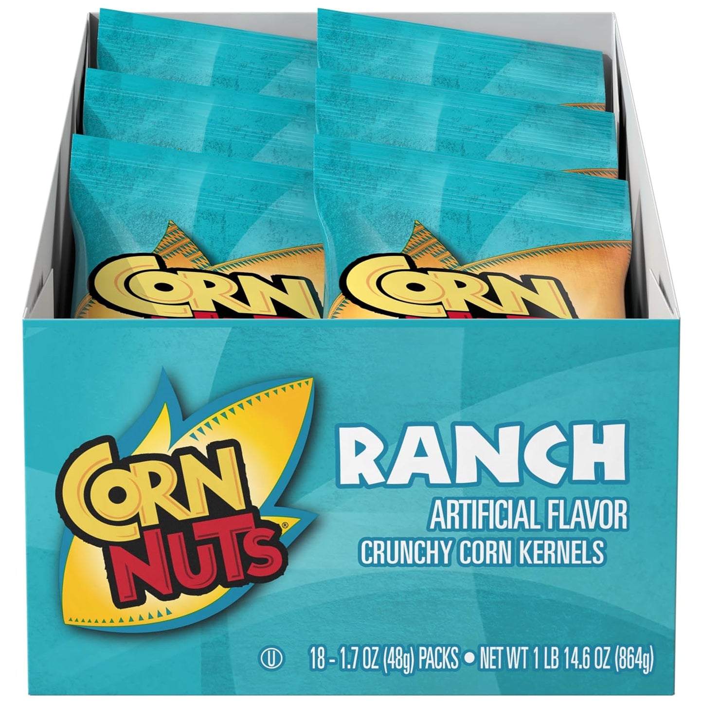 CORN-NUTS-Ranch-Flavored-Corn-Kernels,-1.7-oz.-(Pack-of-18)--|-Crunchy-Corn-Snack-1524