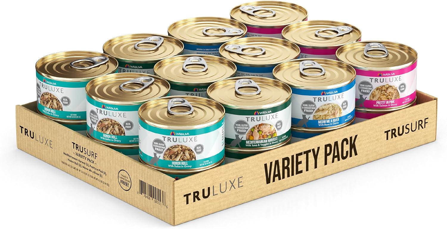 Weruva-Truluxe-Cat-Food,-Variety-Pack,-Trusurf,-Wet-1796