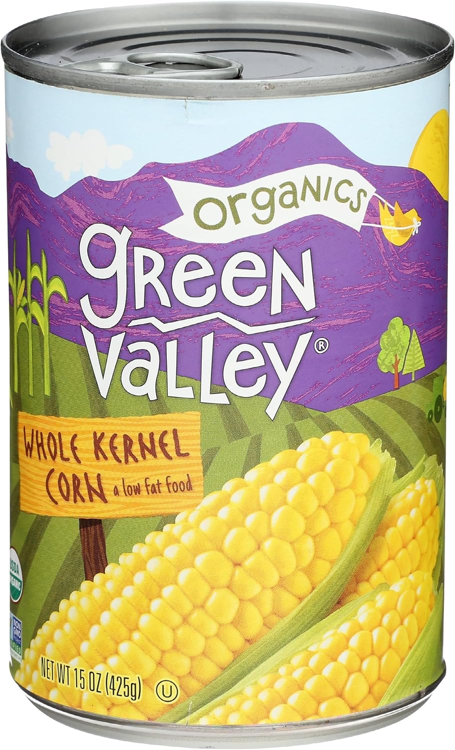 GREEN-VALLEY-Organic-Whole-Kernel-Sweet-Corn,-15-OZ-(Pack-of-6)-454