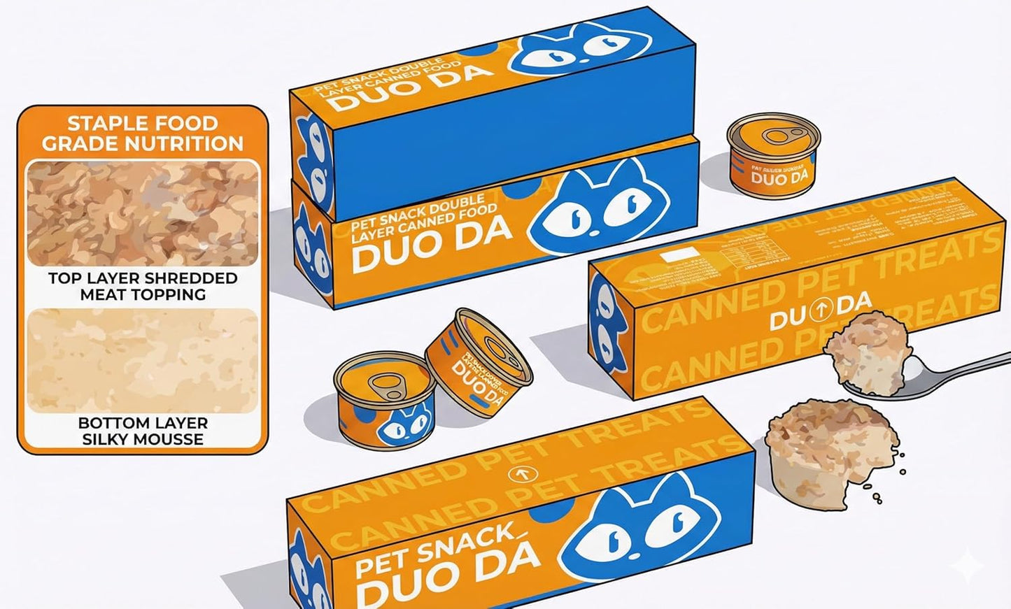 Dual-Layer-Complete-Cat-Staple-Canned-Food,-High-Protein-Formula-for-Kittens-&-Cats’-Growth--158