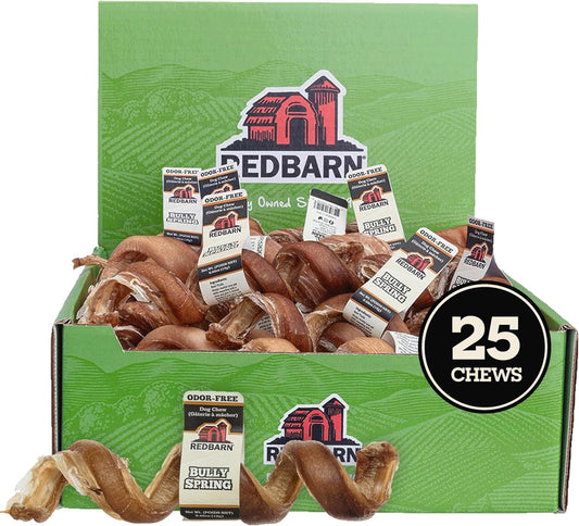 Redbarn-Pet-Products-Naturals-200005-Odor-Free-Bully-Springs-Pet-Chew-25-335