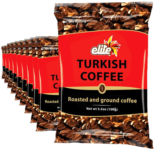 Elite-Turkish-Ground-Roasted-Coffee-Bag,-3.5000-ounces-(Pack-of-10)-------2668