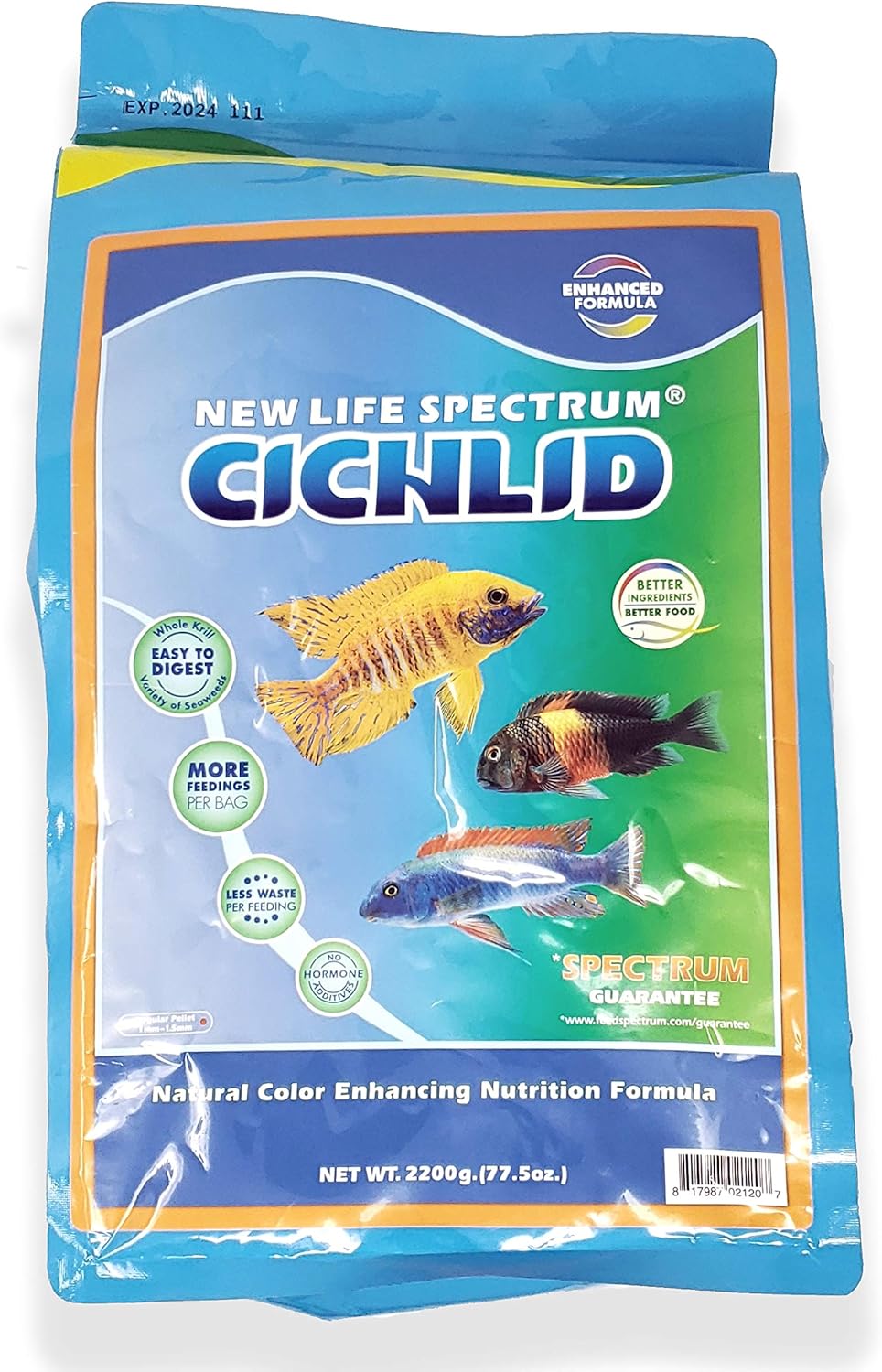 New-Life-Spectrum-Naturox-Cichlid-Formula-for-Freshwater-Fish-Bag-2200g-----835