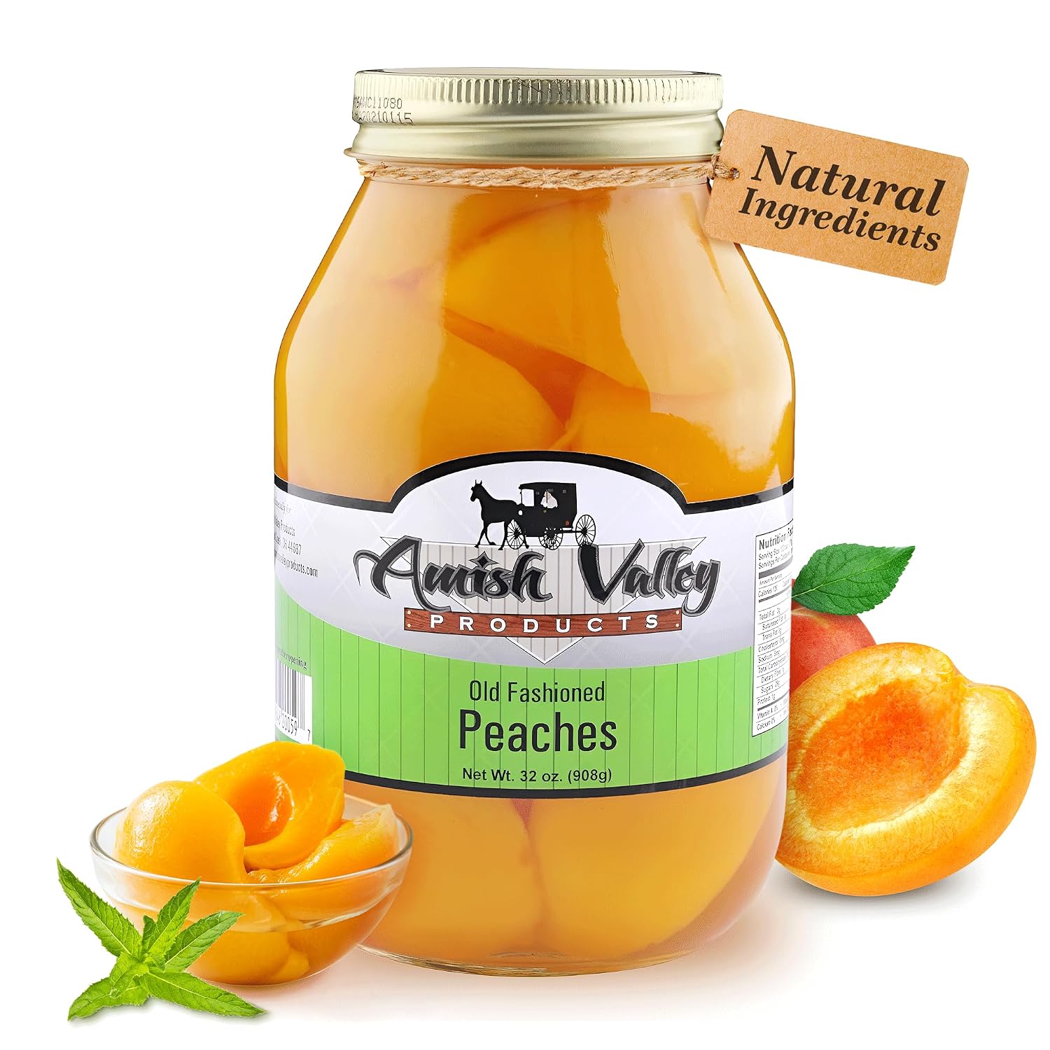 Amish-Valley-Products-Old-Fashioned-Peaches-Halves-Canned-Jarred-in-32-oz-Glass-1