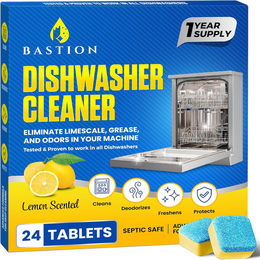 Dishwasher-Cleaner-Tablets---24-Tablets-(1-Year-Supply)-Lemon-Scented,-Heavy-Duty-Cleaning-Descaler-Pods-for-1657