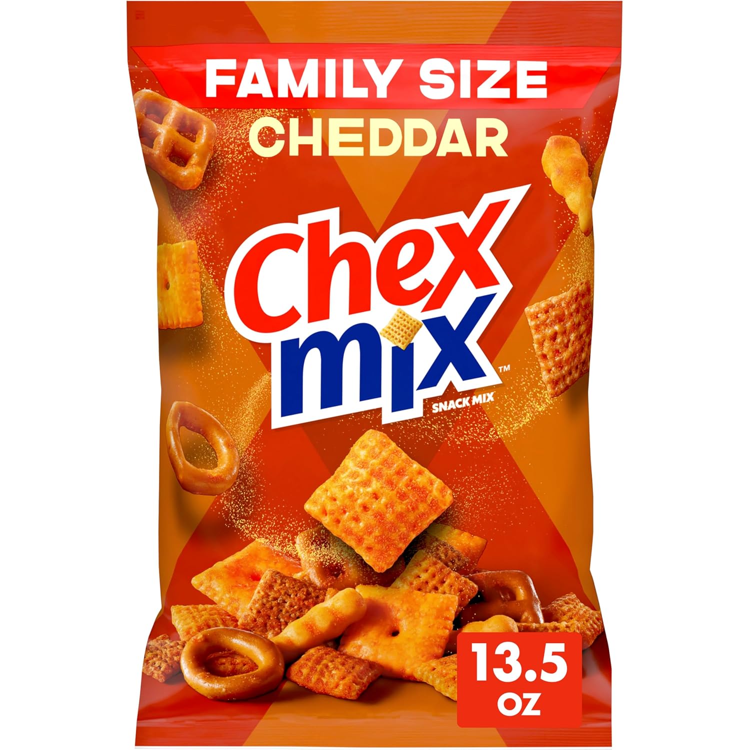 Chex-Mix-Cheddar-Snack-Mix,-Family-Size,-13.5-oz-|-Corn--&-Wheat-Chex,-Cheese-2491
