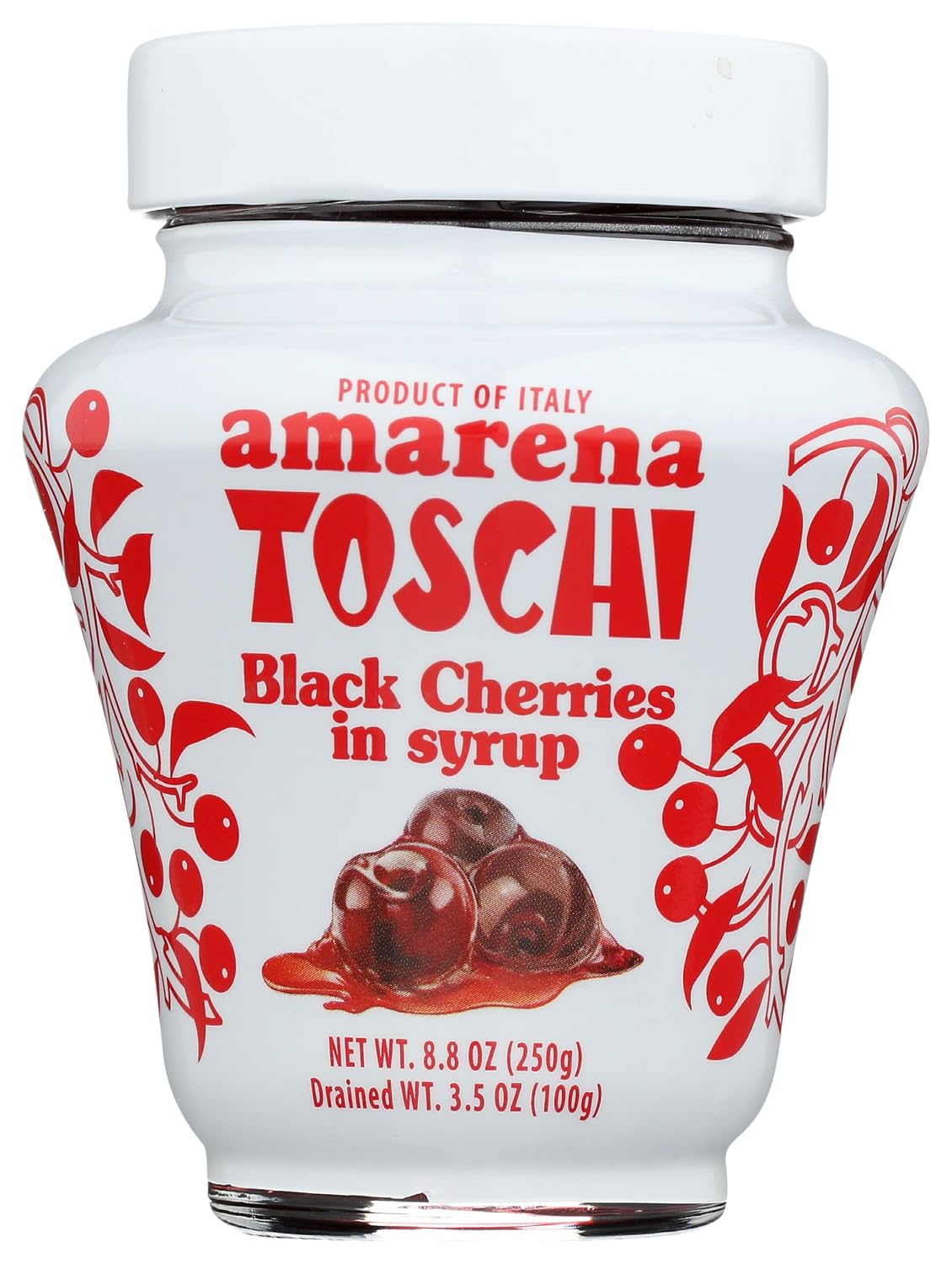 Toschi,-Cherries-Black-In-Syrup,-8.8-Ounce-------------6