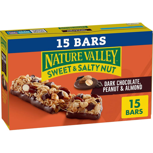 Nature-Valley-Sweet-&-Salty-Dark-Chocolate-Peanut-Almond-Bars,-15--ct-|-Dark-Chunks,-2342