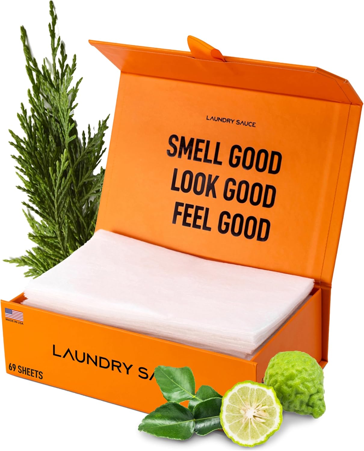 LAUNDRY-SAUCE-Laundry-Dryer-Sheets-(Italian-Bergamot),-Luxury-Fragrance,-Contains-3570
